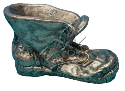 Schuh Deko Blumen Vasen Vintage Vase Deko Blumentopf Dekoration Deko Hochglanz