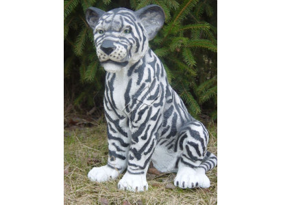 Design Tiger Figur Statue Skulptur Figuren Skulpturen Garten Deko Zoo Tier Neu