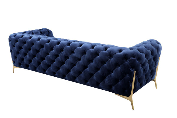 Sofa Chesterfield Couch Polster XXL Big Garnitur Textil 3+1+1 designer Couchen