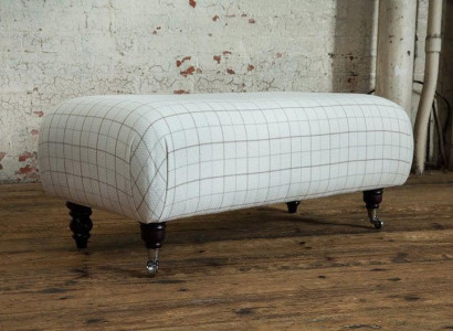 Chesterfield Fußhocker Ottomane Hocker Klassisch Beistell Relax Sessel Bank Neu