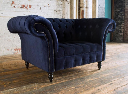 Chesterfield Design Sofa Sessel Couch Polster Luxus Klassische Textil Couchen