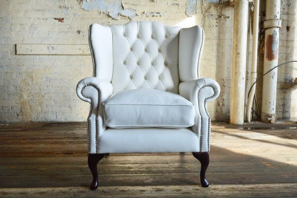 Ohrensessel Chesterfield Sessel Fernseh Couch 1 Sitzer Sofa Textil Couchen Stoff