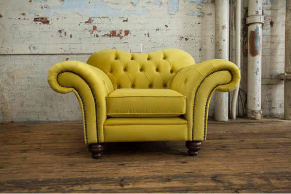 Neue Designer Sofa Sofas Luxuriöse Polster Chesterfield Sessel 1 Sitzer Design