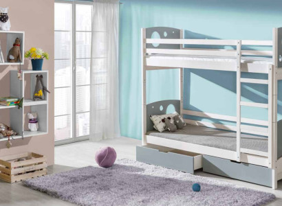 Etagenbett Hochbett Kinderbett 5 Farben Skandinavische Kiefer Holz Kinder Zimmer