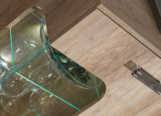 Hochschrank Schrank 1 türiger Mehrzweck Schubladen Wohnzimmer Regal Vitrine Neu