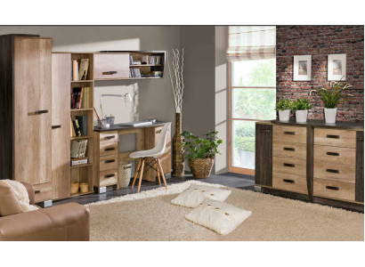 Hochschrank Schrank 1 türiger Mehrzweck Schubladen Wohnzimmer Regal Vitrine Neu