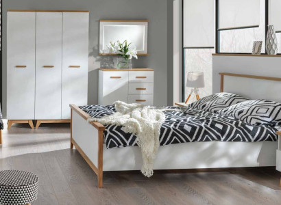 Schlafzimmer Kleiderschrank 3 türiger Holz Wandschrank Schrank Kleiderschränke