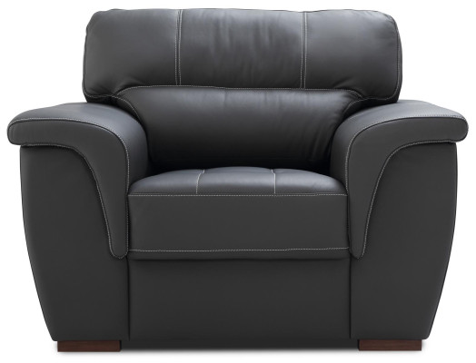 Leder Design Couch Polster Sitz Garnitur Sofa Garnituren 3+1+1 Leder Sofas Set