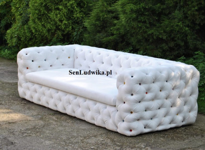XXL Design Sofa Couch Polster 4 Sitzer Englische Chesterfield Samt Sofas Couchen