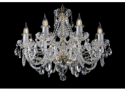 Kron Leuchter Lampe Lampen Kristall Leuchten Beleuchtung Bohemia Leuchte Decken