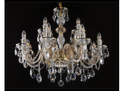 Klassischer Decken Kronleuchter Leuchte Lampe Bohemia Beleuchtung Kristall Neu