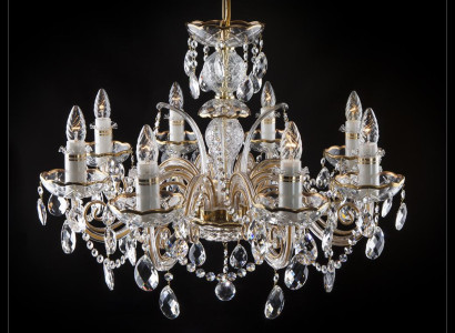 Klassischer Kronleuchter Leuchte Lampe Decken Beleuchtung Kristall Neu Bohemia
