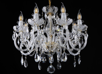 Luxus Hotel Zimmer Kronleuchter Luster Echte Kristallsteine Decken Fluter Lampe