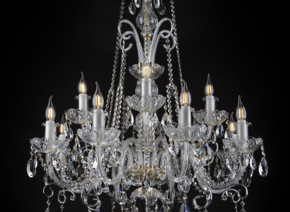 Klassischer Decken Kronleuchter Lampe Beleuchtung Kristall Neu Bohemia Leuchte