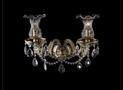 -Wandleuchte Bohemia Luster Antik Stil Kronleuchter Wand Lampen Neu Wandlampe