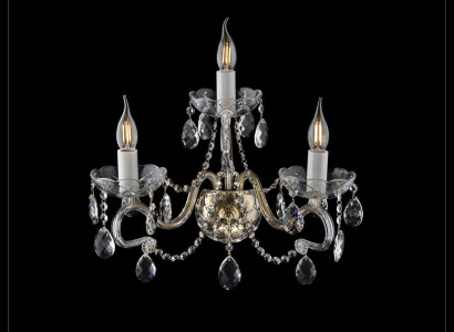 Wandleuchte Wand Lampe Leuchte Lampen Bohemia Kristall Kronleuchter Leuchten