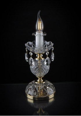 Tischleuchte Tisch Lampe Leuchten Kronleuchte Kristall Lampen Antik Stil Leuchte