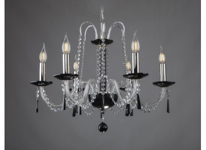 Kronleuchter Antik Stil Leuchte schwarz Leuchte Decken Lampen Luster Lampe Neu