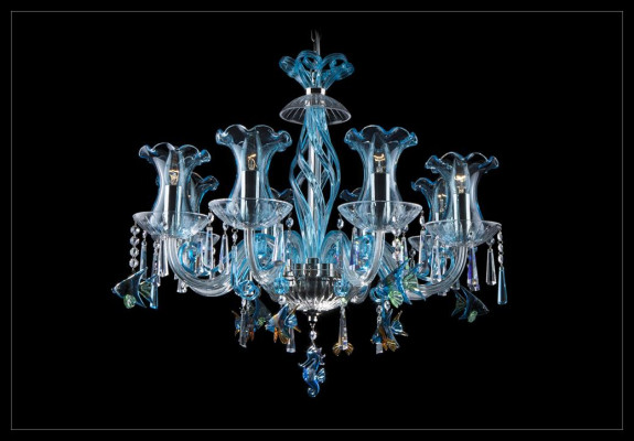 Kristall Kronleuchter Luster Hängeleuchte Leuchte Lampe Deckenleuchte  Bohemia