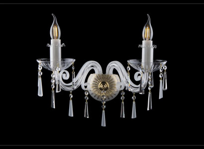 Bohemia Wandleuchte Leuchte Leuchte Wandkronleuchter Wand Lampen Kristall Luster