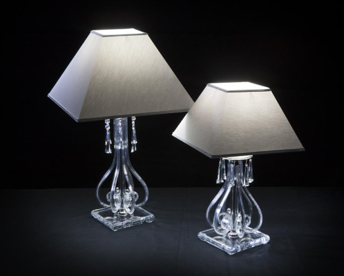 Tischleuchte Antik Stil Kronleuchte Tisch Lampe Kristall Leuchte Lampen Leuchten