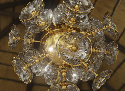 Bohemia Kristall Kronleuchter Luster Hängeleuchte Leuchte Lampe Deckenleuchte