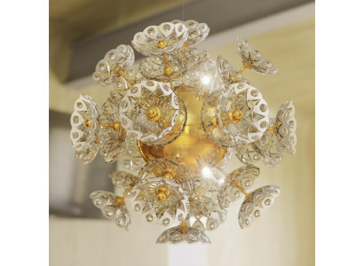 Kronleuchter Elite Bohemia Flower Deckenlampe Deckenleuchte Designer Lampe luxus