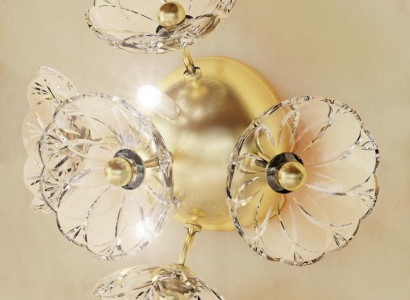 Wandleuchte Bohemia Luster Antik Stil Kronleuchter Wand Lampen Neu Wandlampe