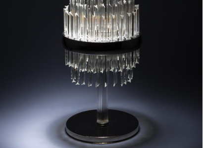 Tischleuchte Tisch Lampe Leuchten Kristall Antik Stil Leuchte Lampen Kronleuchte