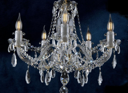 -Kristall Kronleuchter Luster Hängeleuchte Leuchte Lampe Deckenleuchte Bohemia