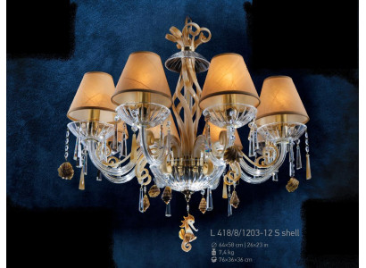 Luster Kristall Kronleuchter Hängeleuchte Leuchte Bohemia Lampe Deckenleuchte