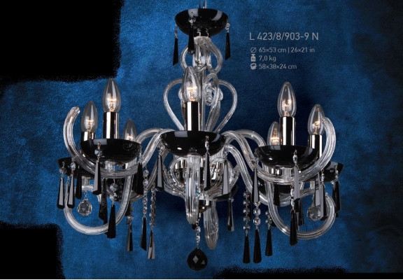 Lampe Luster Kristall Leuchten Decken Hänge Lampen Kronleuchter Leuchte Bohemia