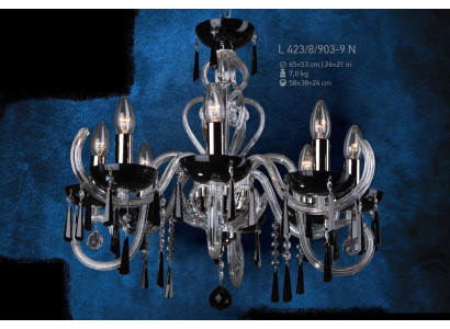 Lampe Luster Kristall Leuchten Decken Hänge Lampen Kronleuchter Leuchte Bohemia