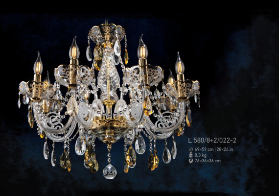 Kristall Leuchte Decken Luster Kronleuchter Lampe Leuchte Bohemia Lampen Decken