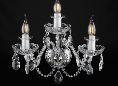 -Glas Kristall Wand Lampe Kron Leuchter Wohn Zimmer Beleuchtung Elite Bohemia