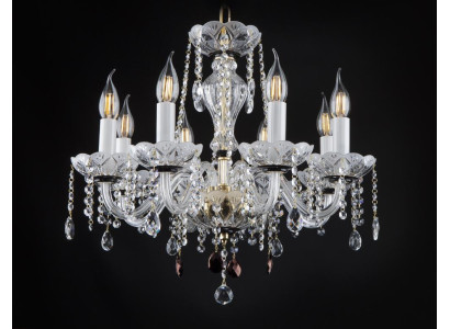 Luster Kronleuchter Kristall Leuchte Bohemia Lampe Deckenleuchte Hängeleuchte