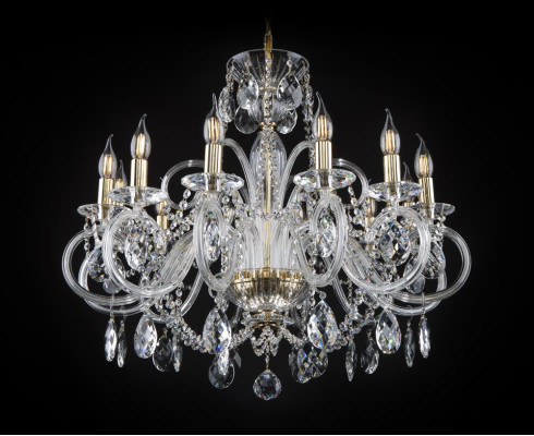 Wohn Ess Zimmer Luster Kronleuchter Deckenlampe Leuchte Lampe Kristall Lampen