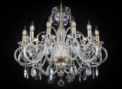 Wohn Ess Zimmer Luster Kronleuchter Deckenlampe Leuchte Lampe Kristall Lampen