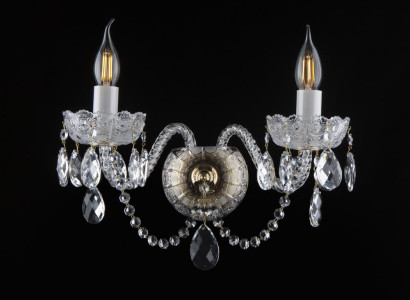 -Wandleuchte Bohemia Luster Antik Stil Kronleuchter Wand Lampen Wandlampe Neu