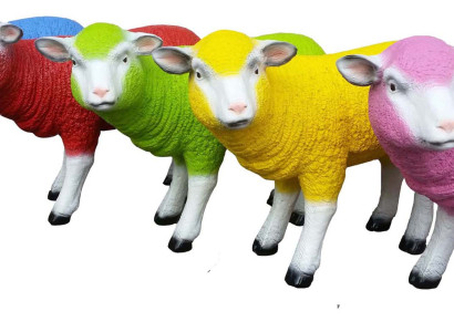 Abstrakte Deko Figur Statue Skulptur 35 cm Figuren Statuen Skulpturen Schaff Neu