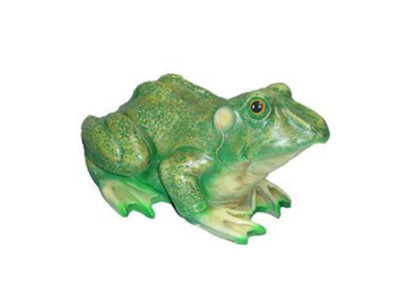 abstrakte Skulptur Frosch Dekoration Figur Kunststoff Deko Statue 20cm Statuen