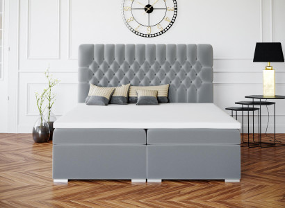 Boxspring Bett Hotel Doppel Chesterfield Luxus Betten Polster Kasten Funktion