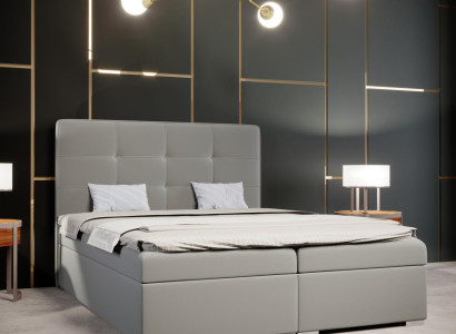 Chesterfield Boxspring Bett Hotel Doppel Komplett Set Matratze Topper Betten Neu