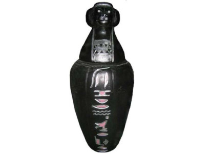 Kanope Urne Sarkophag Ägypten Pharao aus Kunststoff Ramses Deko Ägyptische Neu