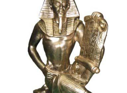 Ägypten Skulptur Ramses II Kunststoff Statue Figuren Statuen Antik Stil 25 cm