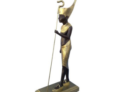 Ägyptischer Gott Khnum Statue Figur Statuen Figuren Skulpturen 60 cm Antik Stil