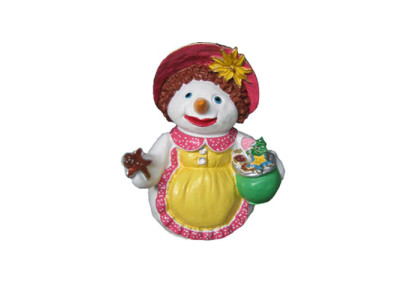 Schneemann Figur Statue Deko Figuren Deko Skulptur 32cm Winter Neu Statuen Neu