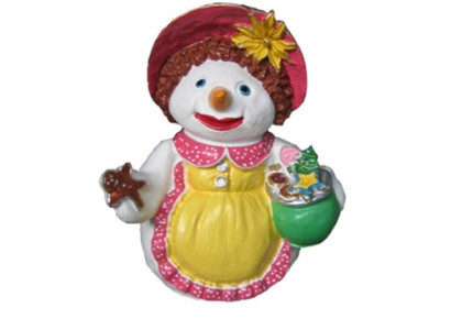 Schneemann Figur Statue Deko Figuren Deko Skulptur 32cm Winter Neu Statuen Neu