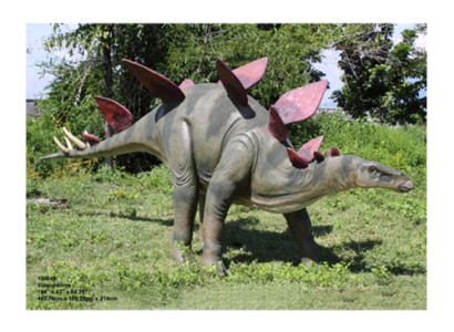 Stegosaurus Dinosaurier Dino 5m Skulptur Dekorative Figur Ausstellung Statuen