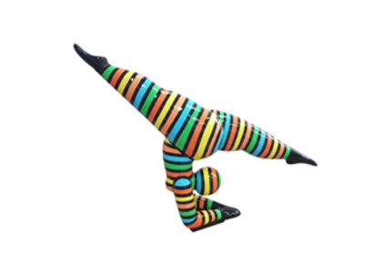 Abstrakte Figur Statue Ballerina Statuen Garten Dekoration Moderne Figuren 110cm